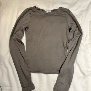 Rebel Sugar Gray Long Sleeve Top
